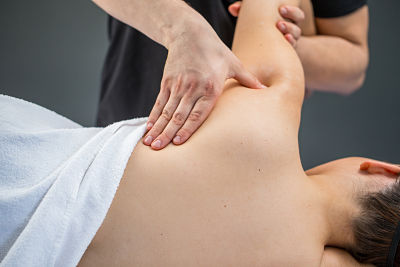 Soft Tissue Release session in progress. NC Massage Works is serving Carrboro & Chapel Hill